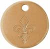 French Medallion,
1" diameter, copper